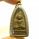 THAI POWERFUL SUCCESS AMULET PENDANT LP BOON BLESSED CROSS OVER OBSTACLE BUDDHA