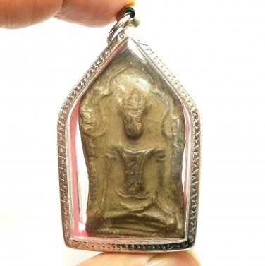 KHUNPAEN STRONG LOVE ATTRACTION THAI ANTIQUE BUDDHA AMULET LUCKY GAMBLE PENDANT