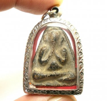 LP BOON PIDTA CLOSE EYE BUDDHA THAI AMULET PROTECT FROM BLACK MAGIC EVIL SPIRIT