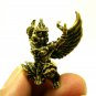 GARUDA PHAYA KRUT THAI MINI AMULET MAGIC EAGLE BIRD BLESS STRONG LIFE PROTECTION