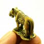 TIGER THAI MINI AMULET LIFE PROTECTION MAGIC LUCKY CHARM BRASS FIGURINE TALISMAN