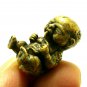 KUMAN THONG DOODROK LP NANE THAI MAGIC MINI AMULET GUMAN LUCKY RICH WIN GAMBLE