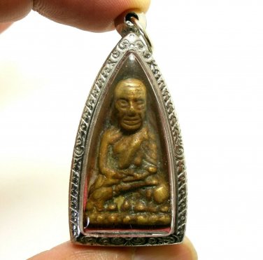 LP TUAD 2505 THUAD WAT CHANGHAI 1962 THAI LIFE PROTECTION BUDDHA LUCKY PENDANT