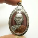 LP TOH RED COIN THAI BUDDHA AMULET PENDANT BLESSED GREAT FORTUNE YANT OF SUCCESS