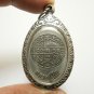 LP TOH RED COIN THAI BUDDHA AMULET PENDANT BLESSED GREAT FORTUNE YANT OF SUCCESS