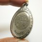 LP TOH RED COIN THAI BUDDHA AMULET PENDANT BLESSED GREAT FORTUNE YANT OF SUCCESS