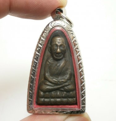 LP TUAD 2505 BACK LETTER THAI LIFE PROTECTION BUDDHA THUAD WAT CHANGHAI PENDANT