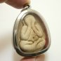 LP MOON PIDTA SANGKAJAI LIFE PROTECTION AMULET PITTA PENDANT CLOSE EYES BUDDHA