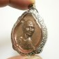 LP DERM BACK MAGIC YANT THAI BLESS COIN BUDDHA LUCKY SUCCESS AMULET RARE PENDANT