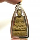 LP MOON TEETASEELO LUCKY RICH SUCCESS LIFE PROTECTION AMULET THAI PENDANT BUDDHA