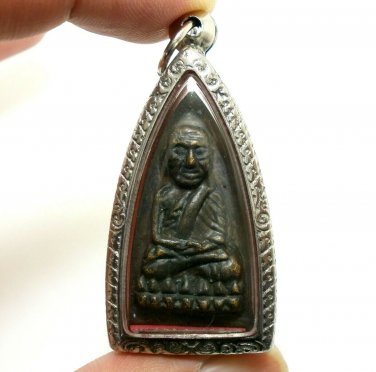 LP TUAD 2505 BACK LETTER &agrave;&cedil;� THAI LIFE PROTECTION BUDDHA THUAD OF CHANGHAI PENDANT