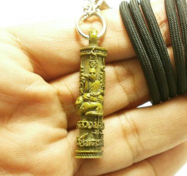 TAKRUT CROUCHING TIGER LP KUI STRONG LIFE PROTECTION LUCKY THAI NECKLACE PENDANT
