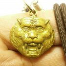 TIGER LP PERN PENDANT BLESSED IN 1980 MUAY THAI STRONG MAGIC PROTECTION NECKLACE
