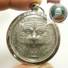 TIGER LP PERN GREEN PENDANT BLESSED 1998 MUAY THAI STRONG MAGIC LIFE PROTECTION
