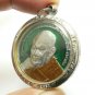 TIGER LP PERN GREEN PENDANT BLESSED 1998 MUAY THAI STRONG MAGIC LIFE PROTECTION