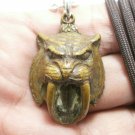 SABERTOOTH LP SUD TIGER BLESSED 1970s MUAY THAI STRONG MAGIC PROTECTION NECKLACE