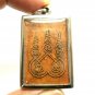 LP NGERN THAI BUDDHA REAL 1997 AMULET MAGIC YANT PENDANT LUCKY RICH SUCCESS GIFT