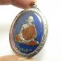 LP KOON BIG PENDANT 1994 MAGIC BLUE AMULET MULTIPLY MONEY RICH THAI BUDDHA GIFT