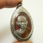 LP KOON COIN 1994 RED AMULET MULTIPLY MONEY RICH THAI REAL BUDDHA LUCKY PENDANT