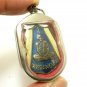 LP DERM ARM THAI FLAG COIN BLESS 1942 MAGIC BUDDHA LUCKY SUCCESS AMULET PENDANT