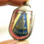 LP DERM ARM THAI FLAG COIN BLESS 1942 MAGIC BUDDHA LUCKY SUCCESS AMULET PENDANT