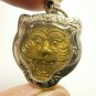 LP PERN TIGER FACE SMALL PENDANT BLESSED IN 1998 MUAY THAI MAGIC LIFE PROTECTION