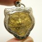 LP PERN TIGER FACE SMALL PENDANT BLESSED IN 1998 MUAY THAI MAGIC LIFE PROTECTION