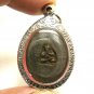 LP SUANG BLESSED 1974 BACK MAGIC CLOSE EYE BUDDHA AMULET LUCKY RICH THAI PENDANT