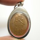 LP KOB COIN BLESSED IN 1952 WAT KAO SARIKA THAI AMULET PROTECTION LUCKY PENDANT