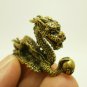 CHINESE DRAGON MINI BRASS AMULET LUCKY CHARM FENG SHUI MONEY WEALTH BLESSED RICH
