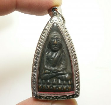 LP TUAD 1962 THUAD WAT CHANGHAI 2505 THAI LIFE PROTECTION BUDDHA LUCKY PENDANT