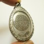 LP TOH GREEN COIN THAI BUDDHA AMULET PENDANT BLESS GREAT FORTUNE YANT OF SUCCESS