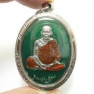 LP KOON BIG PENDANT 1994 MAGIC GREEN AMULET MULTIPLY MONEY RICH THAI BUDDHA GIFT