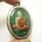 LP KOON BIG PENDANT 1994 MAGIC GREEN AMULET MULTIPLY MONEY RICH THAI BUDDHA GIFT
