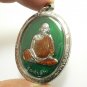 LP KOON BIG PENDANT 1994 MAGIC GREEN AMULET MULTIPLY MONEY RICH THAI BUDDHA GIFT