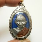 LP KOON COIN 1994 BLUE AMULET MULTIPLY MONEY RICH THAI REAL BUDDHA LUCKY PENDANT
