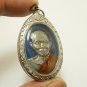 LP KOON COIN 1994 BLUE AMULET MULTIPLY MONEY RICH THAI REAL BUDDHA LUCKY PENDANT