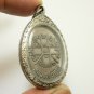 LP KOON COIN 1994 GREEN AMULET MULTIPLY MONEY RICH THAI BUDDHA GOOD LUCK PENDANT