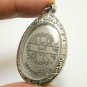LP KOON COIN 1994 GREEN AMULET MULTIPLY MONEY RICH THAI BUDDHA GOOD LUCK PENDANT