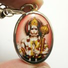 LORD HANUMAN MONKEY KING AMULET OM HINDU CHARM LIFE PROTECTION PENDANT NECKLACE
