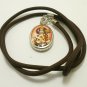 LORD HANUMAN MONKEY KING AMULET OM HINDU CHARM LIFE PROTECTION PENDANT NECKLACE