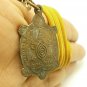 LP LEW BLESSED 1991 TURTLE REAL AMULET PENDANT MAGIC THAI LUCKY LIFE PROTECTION