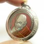 TIGER LP PERN RED PENDANT BLESSED IN 1998 MUAY THAI STRONG MAGIC LIFE PROTECTION