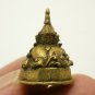 MAGIC PHRA RAHU OM JUN THAI MINI AMULET MOON EATER ECLIPSE HINDU BLESS LUCKY