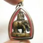 LP NGERN ON ELEPHANT PENDANT THAI BUDDHA AMULET REAL BLESS LUCKY MONEY RICH GIFT