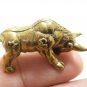 MAGIC WAR BULL MINI FIGURINE STATUE LIFE PROTECTION WIN RICH GAMBLE THAI AMULET