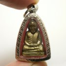 LP NGERN AMULET BLESSED IN 1990s THAI BUDDHA SIAM LUCKY RICH WEALTH PENDANT GIFT