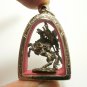 GUAN YU RIDE RED HARE HORSE AMULET BIG PENDANT GOD OF JUSTICE STRONG PROTECTION