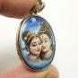 LORD SHIVA MAHADEV MAA UMA PARVATI DEVI SHAKTI BLESS OM PENDANT LOCKET NECKLACE
