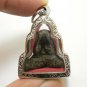 LP KRON PIDTA IN 1950s CLOSE EYES BUDDHA CRON TOK RAJA THAI AMULET LUCKY PENDANT